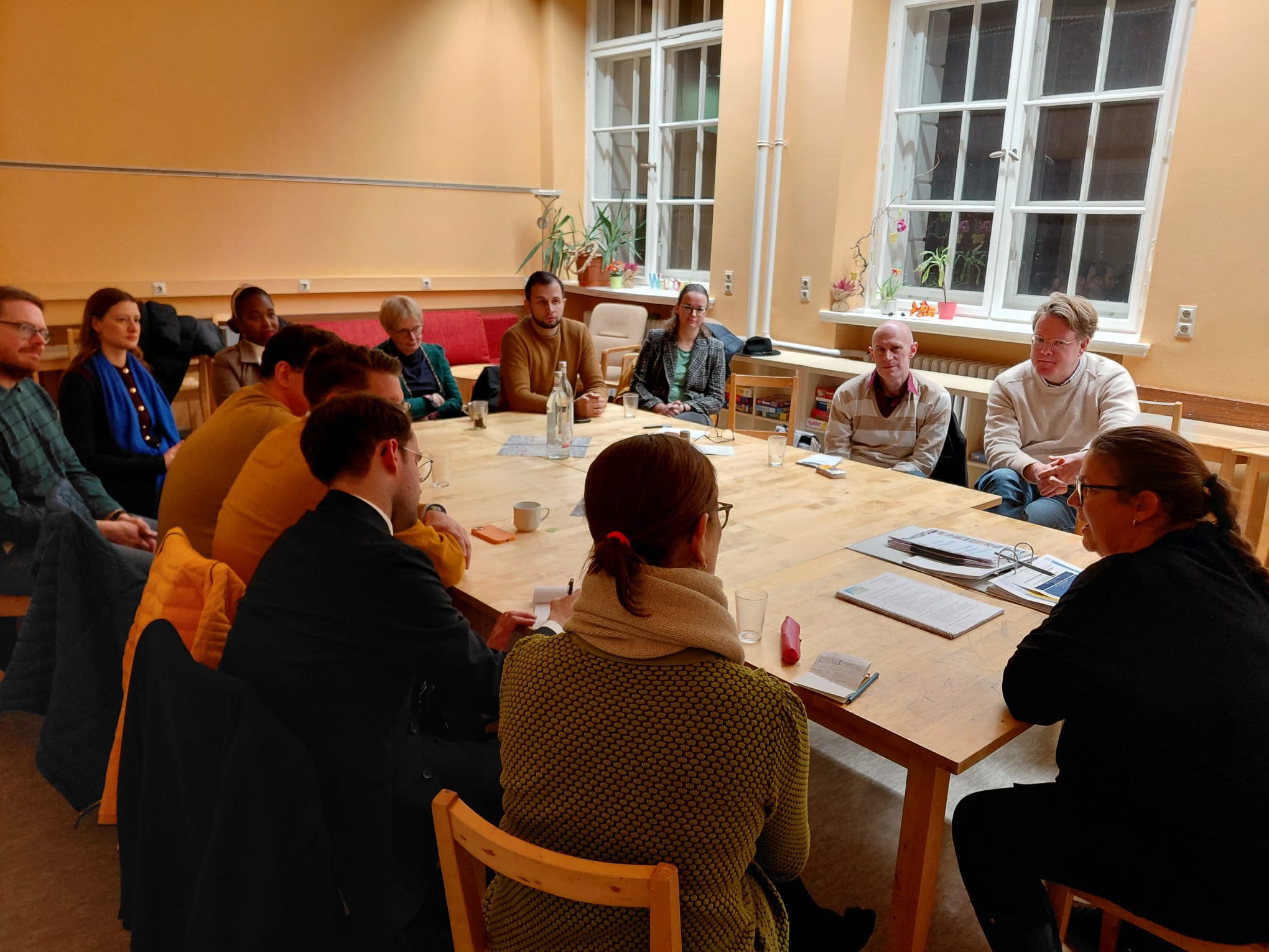 Diskussionsrunde in der Schule